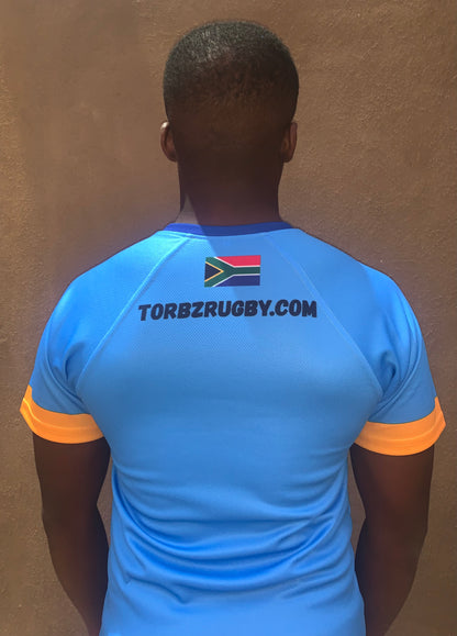 School Boy Rugby Training Shirt - Blue
