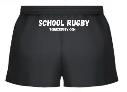 School Rugby Training Shorts - Black